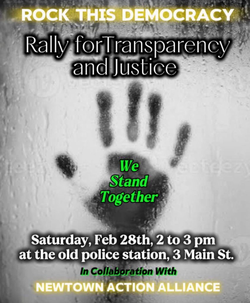 Rally for Transparency and Justice Rock This Democracy